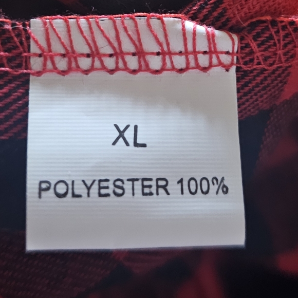 Pet Costume Red Plaid Shirt with Khaki Overalls One Piece Medium Breed Size NWOT - Picture 10 of 11